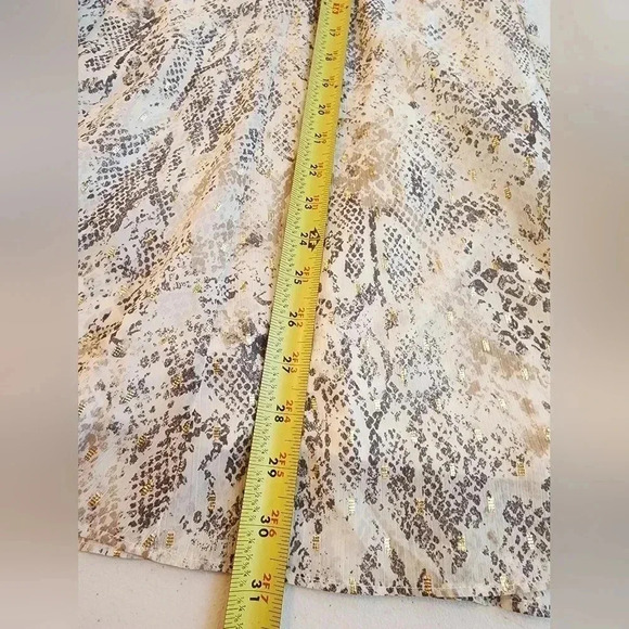 Chico's Petite Faux-Snakeskin print midi skirt size 1P (8P) NWT - Picture 5 of 14